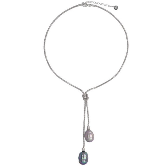 🌺 Genuine Majorica 1890 Silver With Tender Barroque Gray & Nuage Pearls - Picture 13 of 13